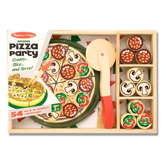 Melissa & Doug® Pizza Party Wooden Play Food | Michaels®